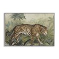 thumbnail image 1 of Stupell Industries Prowling Leopard in Forest Landscape Painting Gray Framed Art Print Wall Art, 18 x 12, 1 of 10