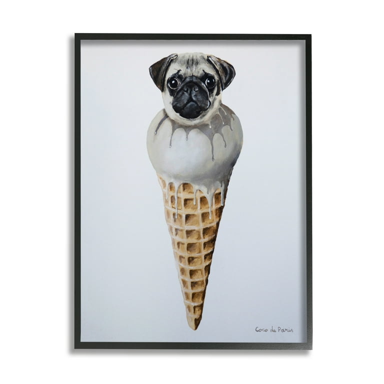 Ice top cream pug