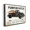 thumbnail image 1 of Stupell Industries Pumpkin Patch Farm Sign Fall Harvest Picking Canvas Wall Art Design by Cindy Jacobs, 30" x 40", 1 of 6