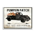 thumbnail image 1 of Stupell Industries Pumpkin Patch Farm Sign Fall Harvest Picking Painting Framed Art Print Wall Art, 14x11, By Cindy Jacobs, 1 of 7