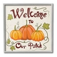 thumbnail image 1 of Stupell Industries Pumpkin Patch Welcome Holiday Painting Gray Framed Art Print Wall Art, 12 x 12, 1 of 9