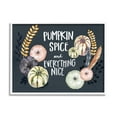 thumbnail image 1 of Stupell Industries Pumpkin Spice Everything Nice Phrase Autumn Harvest Feathers, 11 x 14, Designed by Jennifer Paxton Parker, 1 of 6