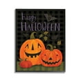 thumbnail image 1 of Stupell Industries Pumpkins & Bat on Plaid Holiday Painting Black Framed Art Print Wall Art, 11 x 14, 1 of 9