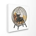 thumbnail image 1 of Stupell Industries Puppy Dog Woven Chair Pet Painting Canvas Wall Art by Melissa Wang, 1 of 1