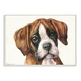 thumbnail image 1 of Stupell Industries Puppy Eyes Boxer Dog Pet Portrait Brown White Wall Plaque, 13 x 19, Design by George Dyachenko, 1 of 6