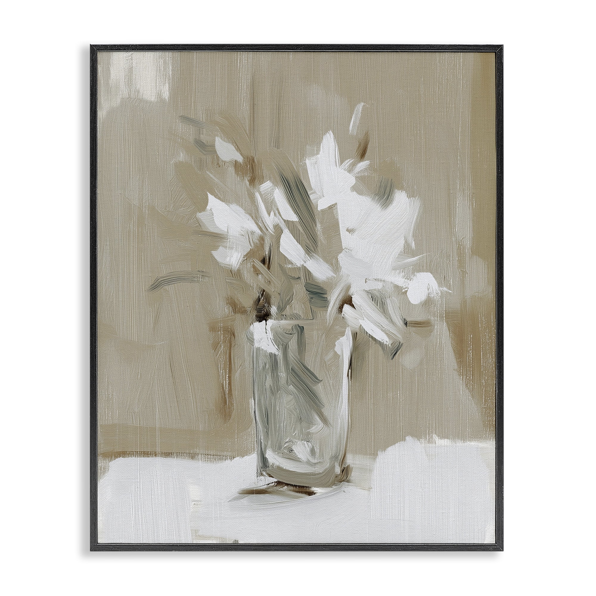 Stupell Industries Pure Forms Still Life Black Framed Giclee Art, design by Svetlana Aleynikova