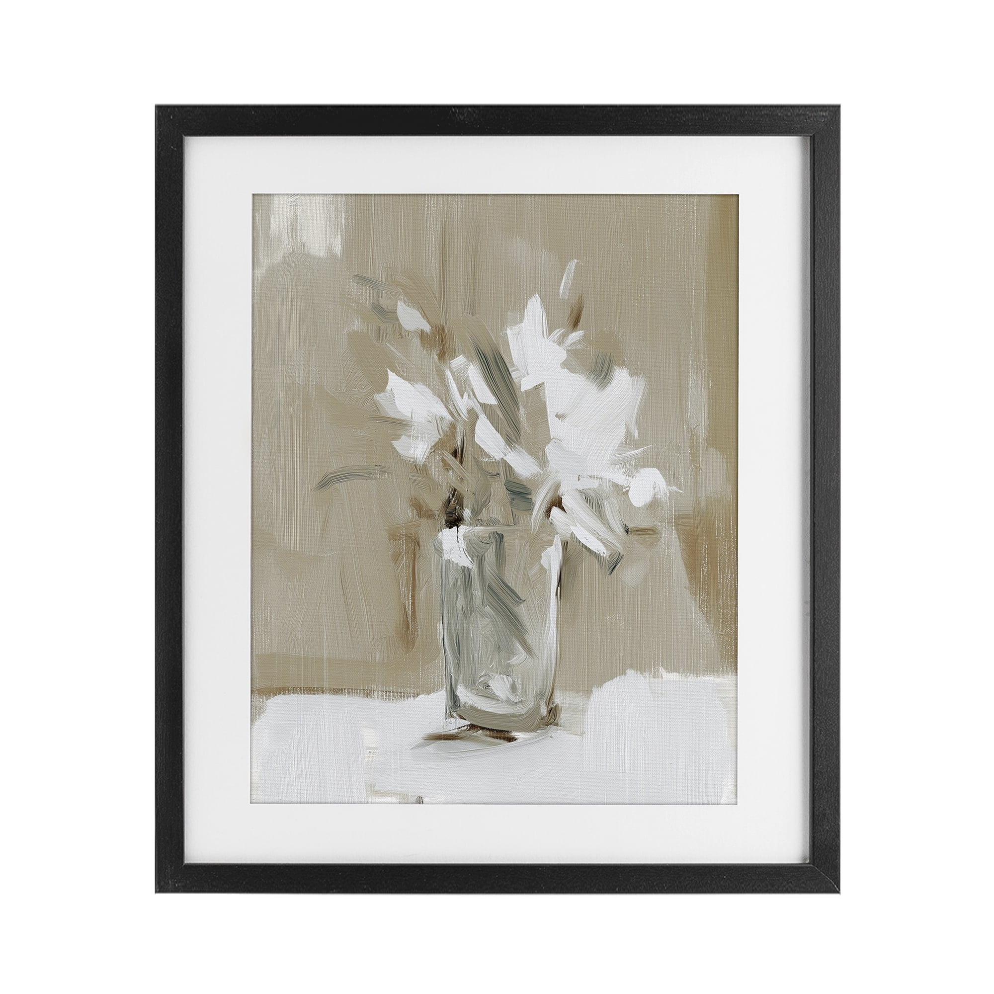 Stupell Industries Pure Forms Still Life Black Framed Print Under Glass, design by Svetlana Aleynikova