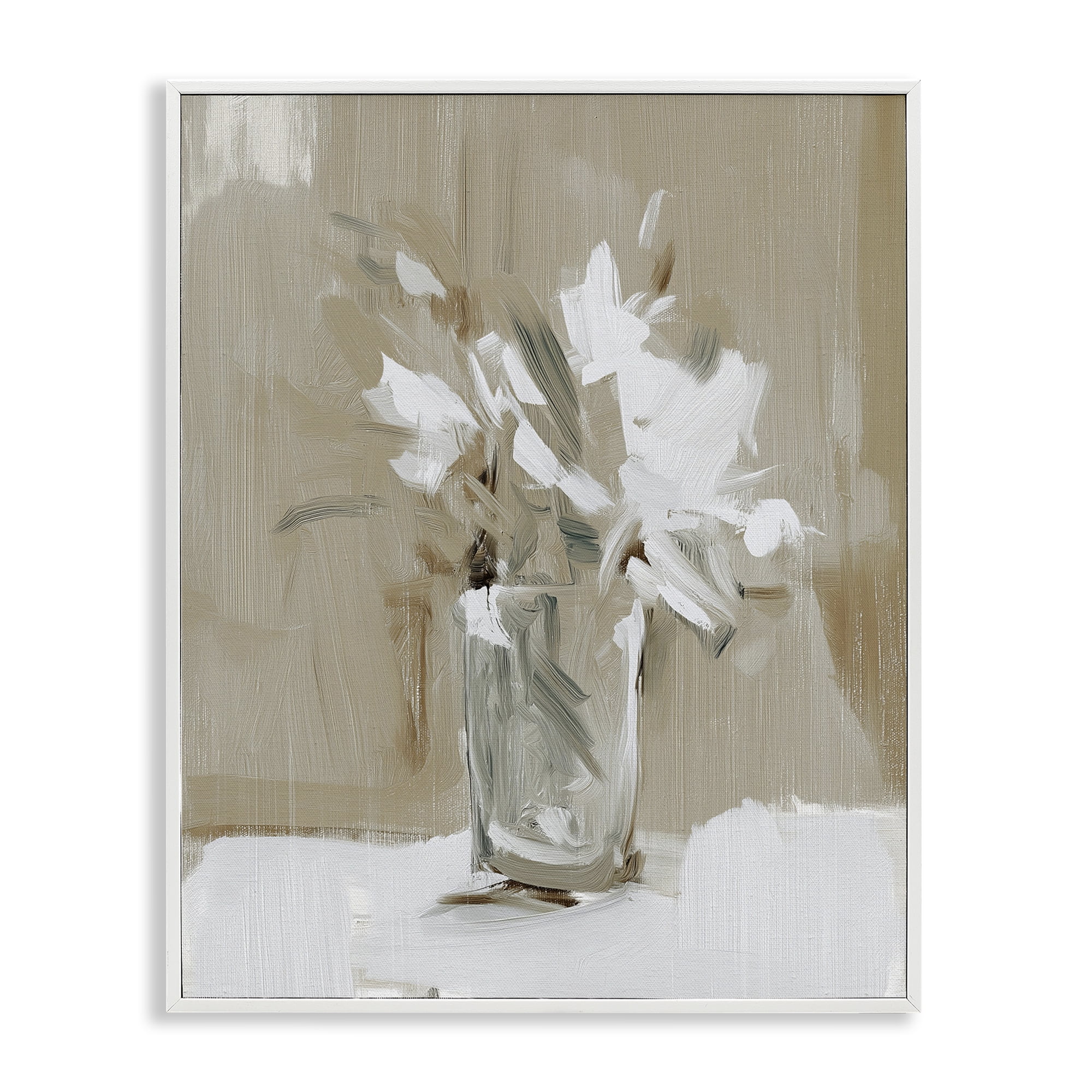 Stupell Industries Pure Forms Still Life White Framed Giclee Art, design by Svetlana Aleynikova