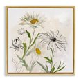 thumbnail image 1 of Stupell Industries Pure Simplicity Flowers Gold Framed Floater Canvas Wall Art design by Jacob Q, 25 x 25, 1 of 9