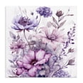 thumbnail image 1 of Stupell Industries French Country Purple & Blush Florals Canvas Art, 36 x 36, by Kim Allen, 1 of 8