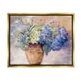 thumbnail image 1 of Stupell Industries Purple Hydrangea Painting Botanical & Floral Painting Gold Floater Framed Canvas Art Print Wall Art, 21 x 17, 1 of 10