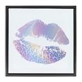 thumbnail image 1 of Stupell Industries Art Deco Purple Rainbow Lipstick Black Floating Frame Canvas Art, 18 x 18, by Kim Allen, 1 of 7