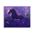 thumbnail image 1 of Stupell Industries Purple Unicorn Nebula Fairy Tales & Fantasy Painting Gallery Wrapped Canvas Art Print Wall Art, 30 x 24, 1 of 8