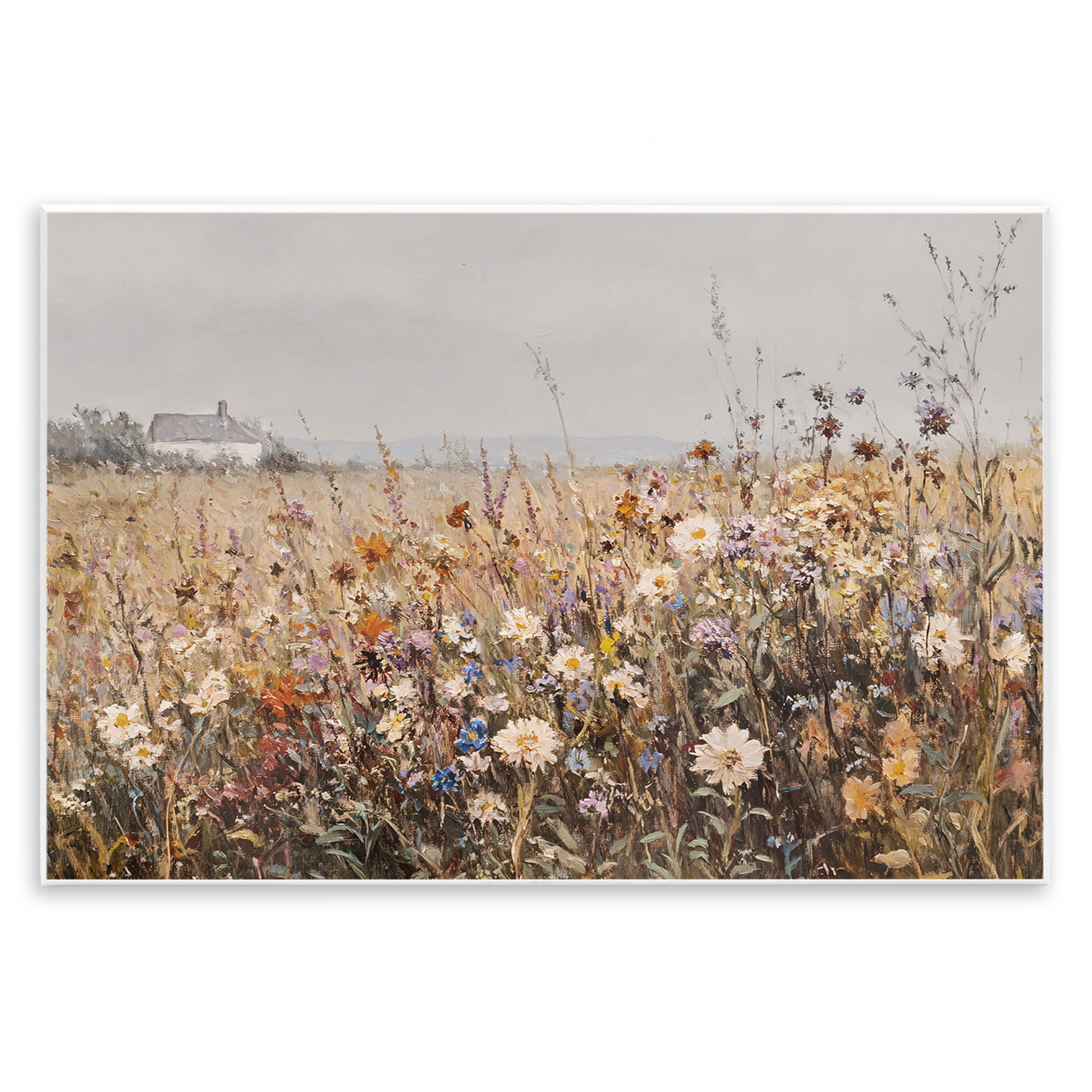 Stupell Industries Quaint Cottage Meadow Wall Plaque Art, design by Jacky Ngan