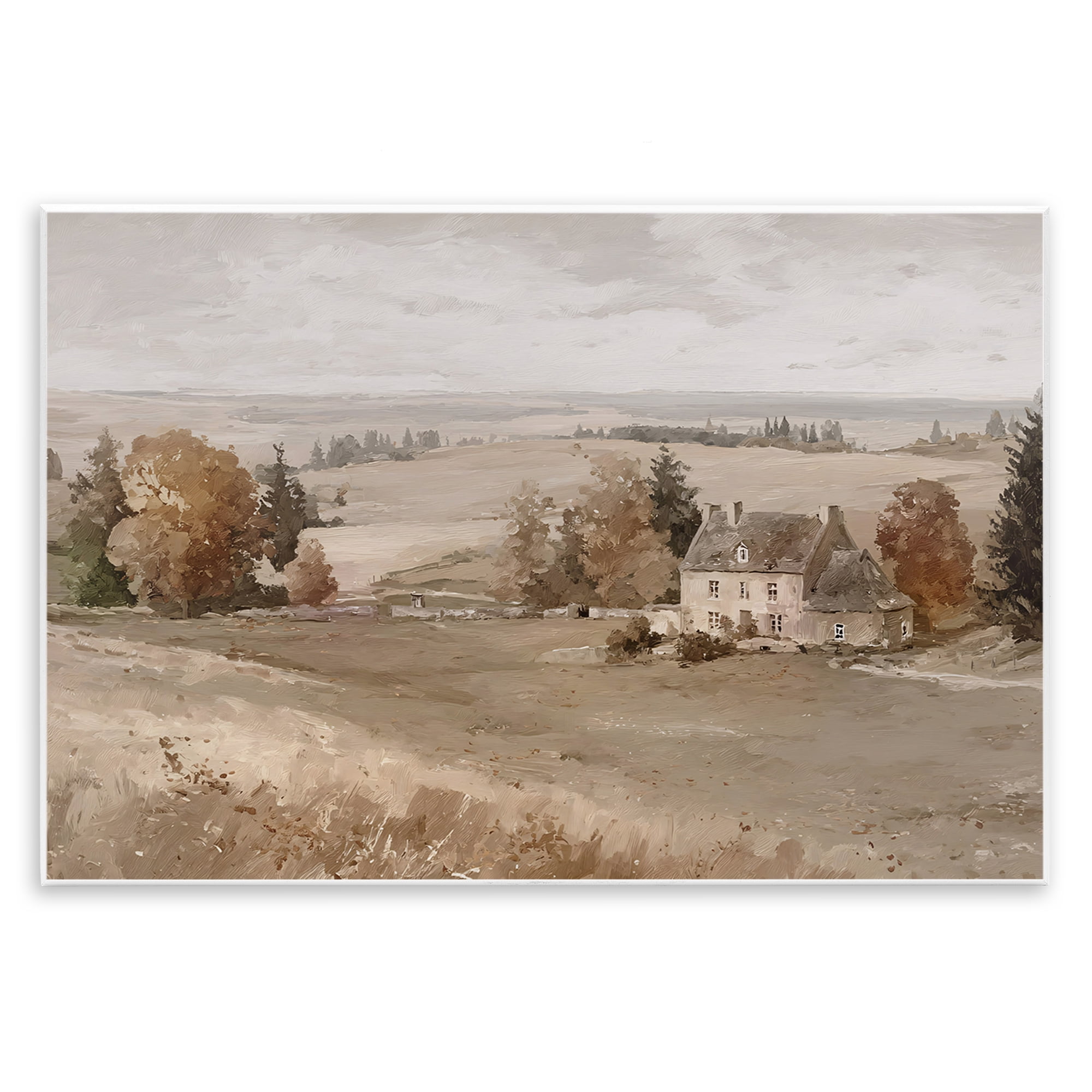 Stupell Industries Quaint Cottage in Countryside Wall Plaque Art, design by Jacky Ngan