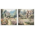 thumbnail image 1 of Stupell Industries Quaint French Country Garden Landscape & Nature Painting Unframed Art Print Wall Art, 12 x 12, Set of 2, 1 of 8