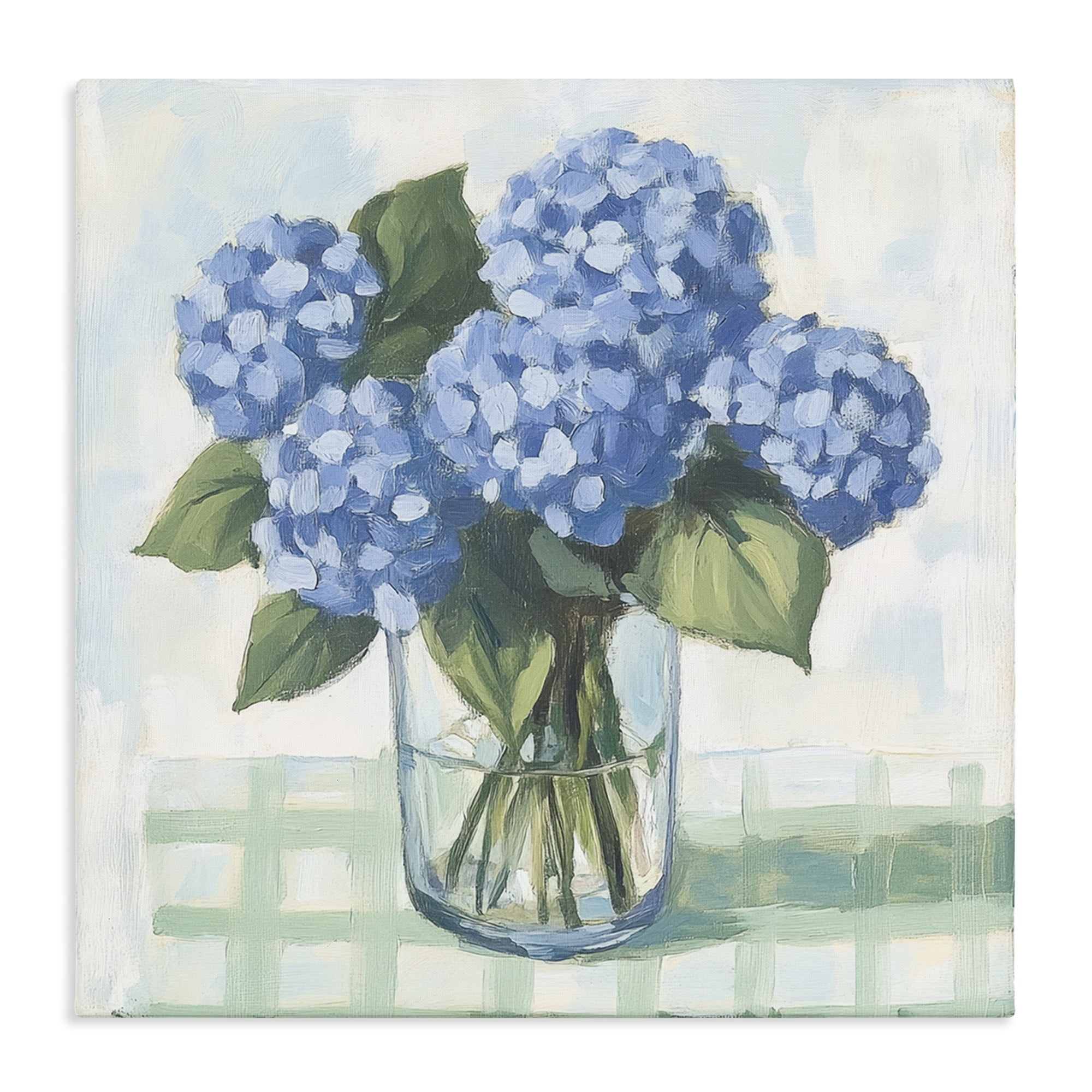 Stupell Industries Quaint Picnic Hydrangeas Canvas Wall Art, design by Petal Prints Design