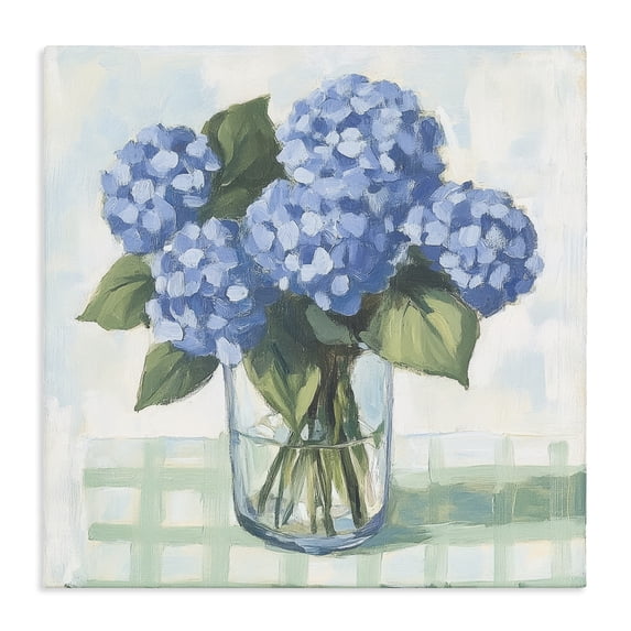 Stupell Industries Shabby Chic Quaint Picnic Hydrangeas Canvas Art, 24 x 24, by Petals Prints Design