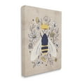 thumbnail image 1 of Stupell Industries Queen Bee with Crown Yellow White Daisy Florals, 36 x 48, Designed by Loni Harris, 1 of 6