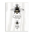 thumbnail image 1 of Stupell Industries Queen & Mini Bee Crowned Bumblebees Mother Daughter Wood Wall Art, 13 x 19, Design by Lil' Rue, 1 of 5