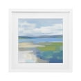 thumbnail image 1 of Stupell Industries Quiet Cove Seascape White Framed Print Under Glass design by Mona Grace, 16 x 16, 1 of 10