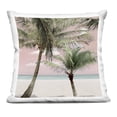 thumbnail image 1 of Stupell Industries Quiet Escape Pink Palms Decorative Printed Throw Pillow design by Natalie Carpentieri, 18 x 7 x 18, 1 of 6
