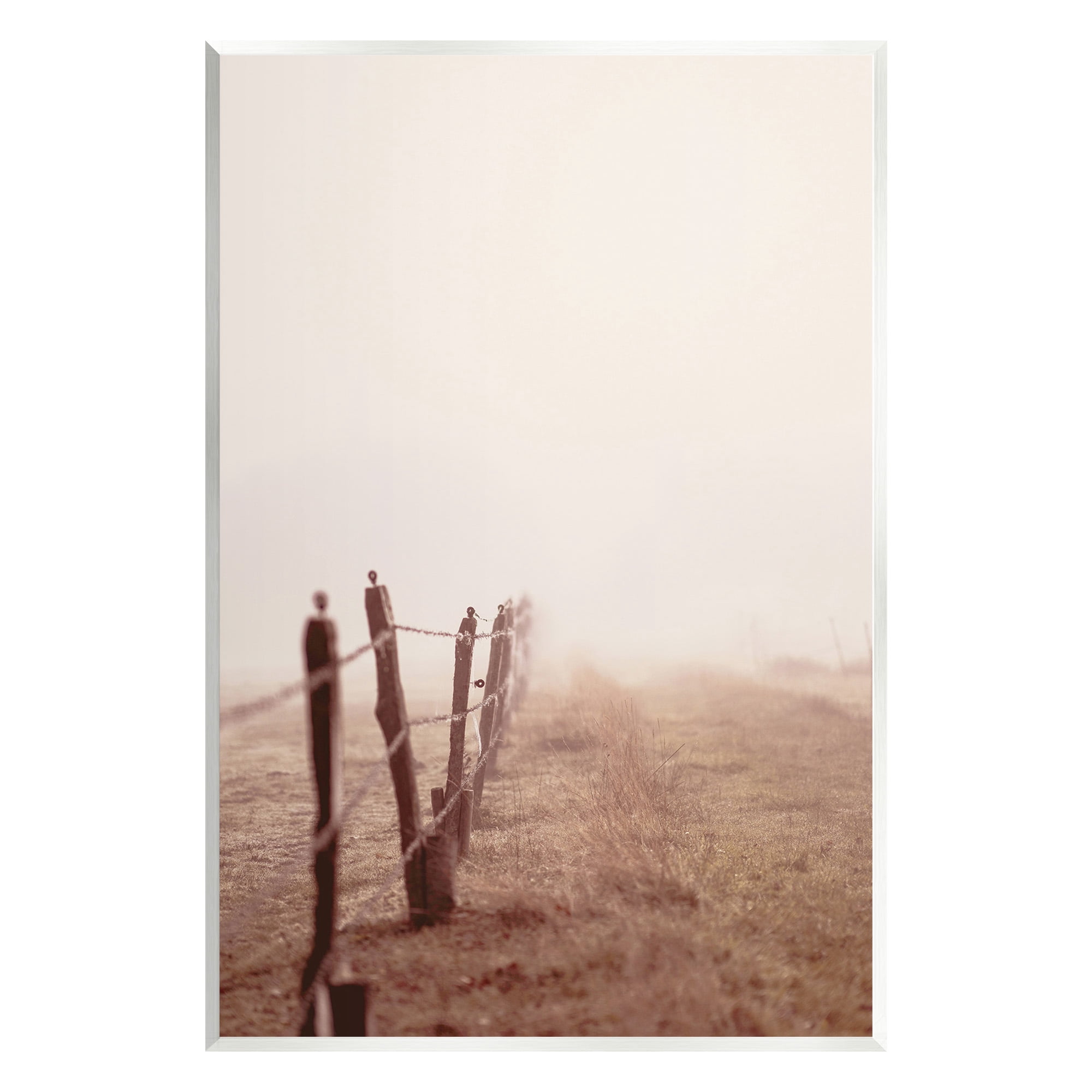 Stupell Industries Quiet Foggy Countryside Landscape Photography Unframed Art Print Wall Art, 13 x 19