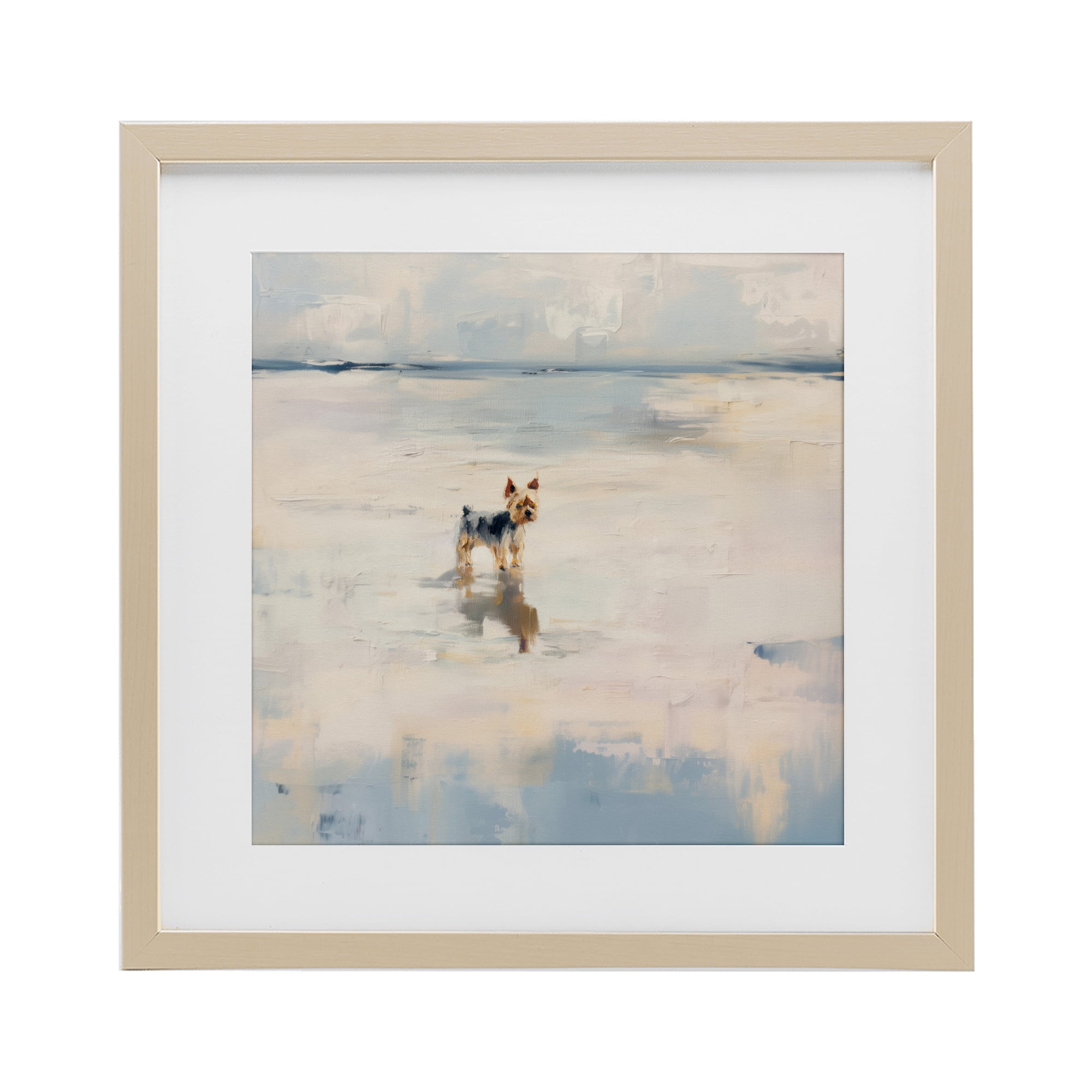 Stupell Industries Quiet Moment By The Sea Birch Framed Print Under Glass, design by Svetlana Aleynikova