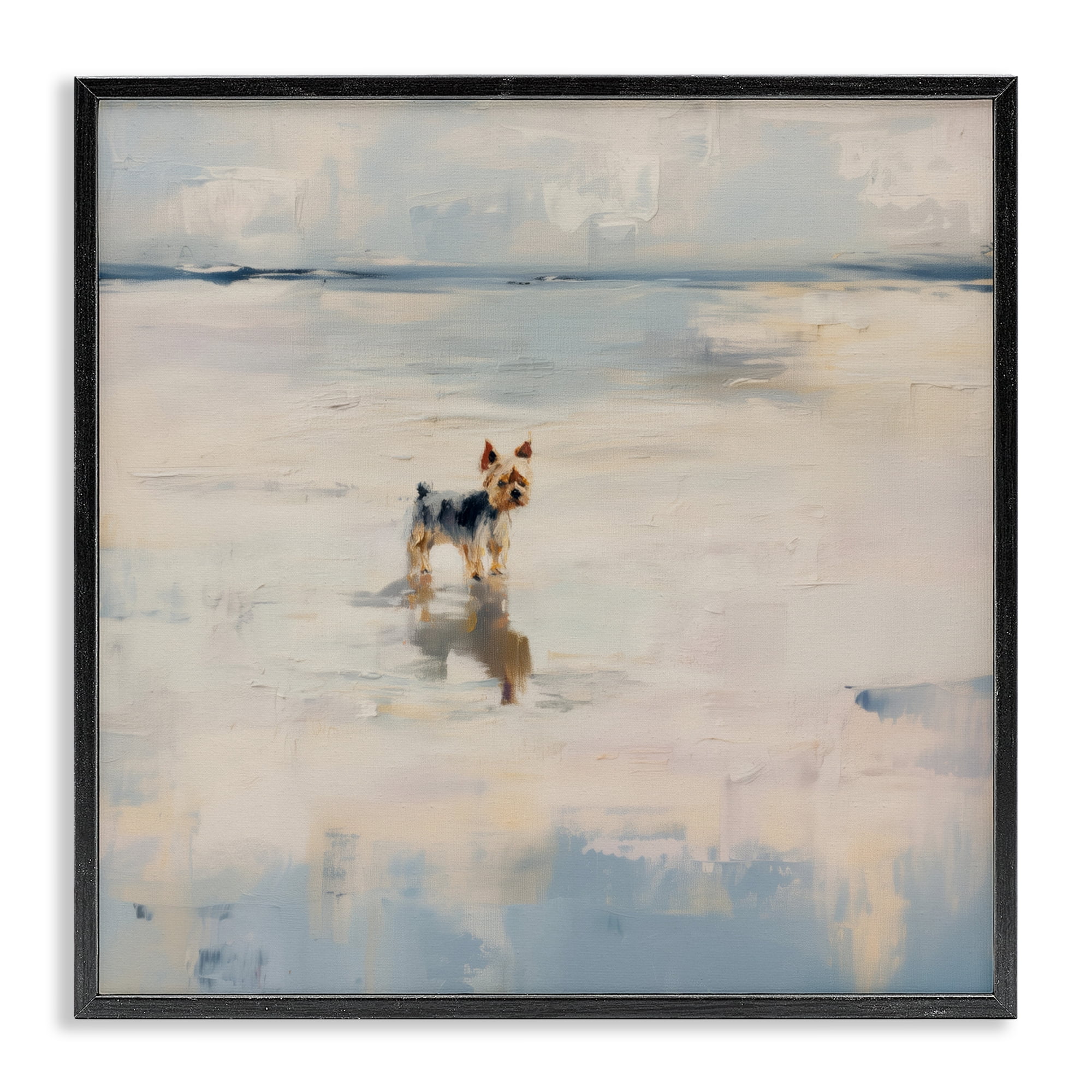 Stupell Industries Quiet Moment By The Sea Black Framed Giclee Art, design by Svetlana Aleynikova