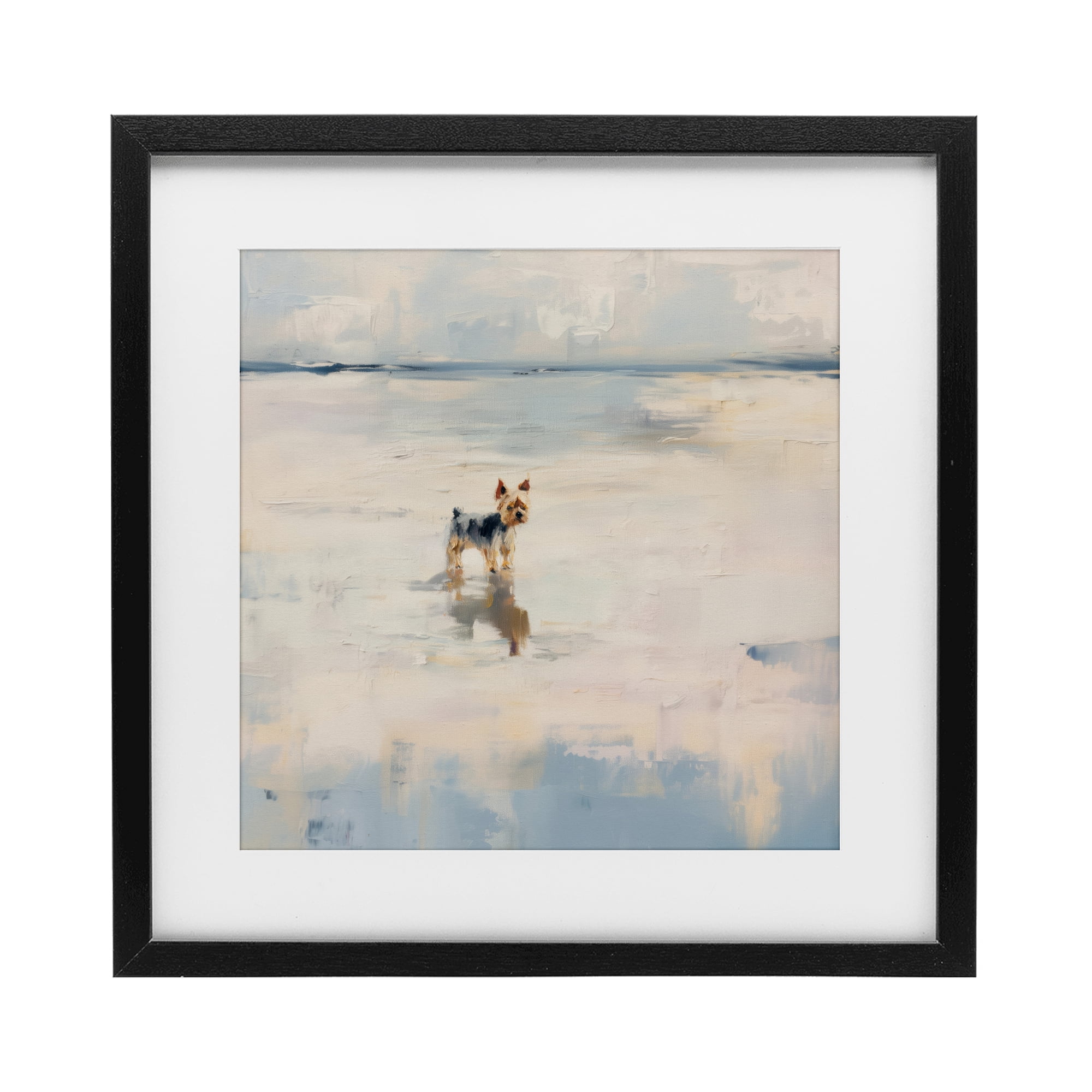 Stupell Industries Quiet Moment By The Sea Black Framed Print Under Glass, design by Svetlana Aleynikova