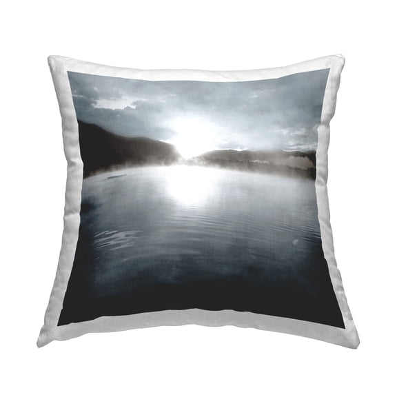 Stupell Industries Quiet Mood Landscape Decorative Printed Throw Pillow Design by Carol Robinson.