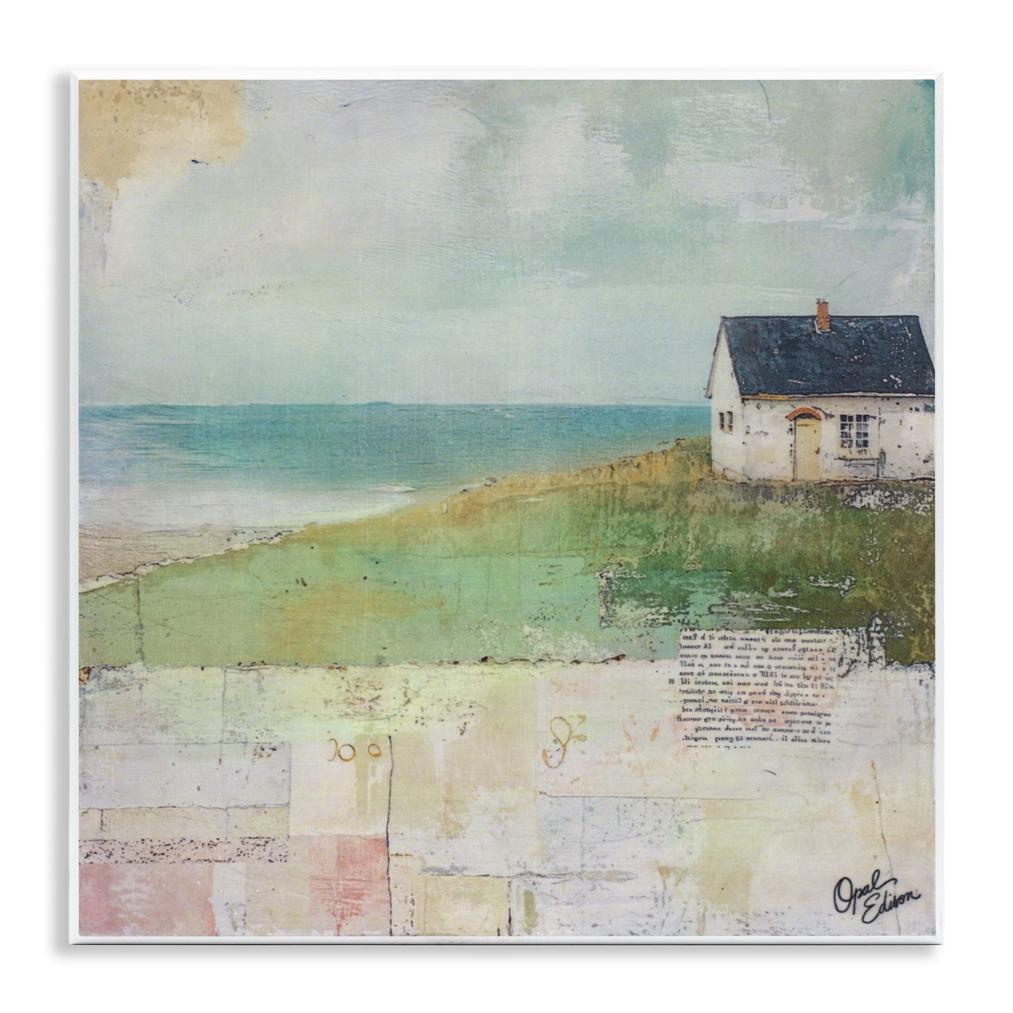 Stupell Industries Quiet Place By The Coast Wall Plaque Art, design by Opal Edison
