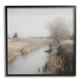 thumbnail image 1 of Stupell Industries Quiet Stream Rural Grassland Landscape Photography Black Framed Art Print Wall Art, 1 of 7