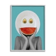 thumbnail image 1 of Stupell Industries Quirky Abstract Fruit Plate Head Watermelon Avocado , 16 x 20, Design by Atelier Posters, 1 of 5