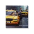 thumbnail image 1 of Stupell Industries Quirky Ostrich Monkey Taxi New York Traffic Canvas Wall Art, 36 x 36, Design by Lucia Heffernan, 1 of 5
