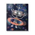 thumbnail image 1 of Stupell Industries Quirky Robot Outer Space Universe Surrounding Planets Graphic Art Gallery Wrapped Canvas Print Wall Art, Design by Lisa Whitebutton, 1 of 5