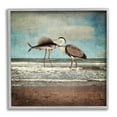 thumbnail image 1 of Stupell Industries Quirky Surreal Fish Bird Animals Beach Shoreline Framed Wall Art, 17 x 17, Design by Paula Belle Flores, 1 of 5