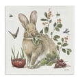 thumbnail image 1 of Stupell Industries Rabbit & Butterfly Garden Animals & Insects Painting Gallery Wrapped Canvas Art Print Wall Art, 17 x 17, 1 of 2