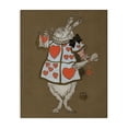 thumbnail image 1 of Stupell Industries Rabbit Playing Card Hearts Entertainment Painting Wrapped Canvas Art Print Wall Art, 30 x 40, 1 of 8