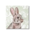 thumbnail image 1 of Stupell Industries Rabbit with Floral Pattern Animals & Insects Painting Gallery Wrapped Canvas Art Print Wall Art, 36 x 36, 1 of 8