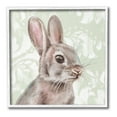 thumbnail image 1 of Stupell Industries Rabbit with Floral Pattern Animals & Insects Painting White Framed Art Print Wall Art, 12 x 12, 1 of 9