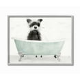 thumbnail image 1 of Stupell Industries Raccoon In A Tub Funny Animal Bathroom Drawing Paintings Gray Framed Art Print Wall Art, 16x20, by Stellar Design Studio, 1 of 8