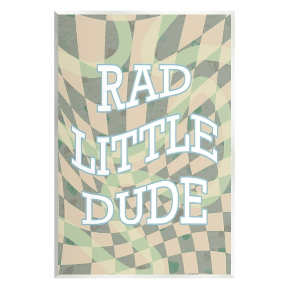 Stupell Industries Rad Little Dude Phrase Inspirational Painting Unframed Art Print Wall Art, 10 x 15