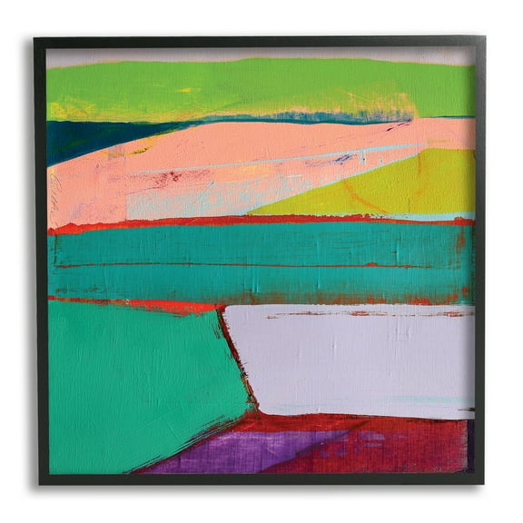 Stupell Industries Radiant Abstract Colors Layered Geometric Shapes, 12 x 12, Designed by Cathe Hendrick