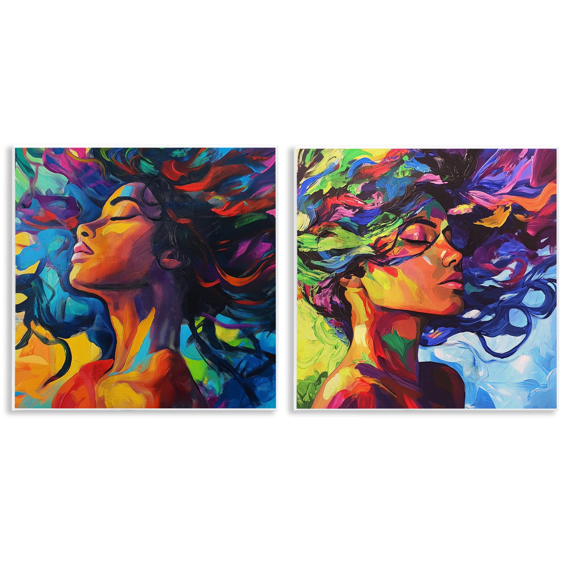 Stupell Industries Radiant Flow Of Colors 2 Piece Wall Plaque Art Set, design by Svetlana Aleynikova