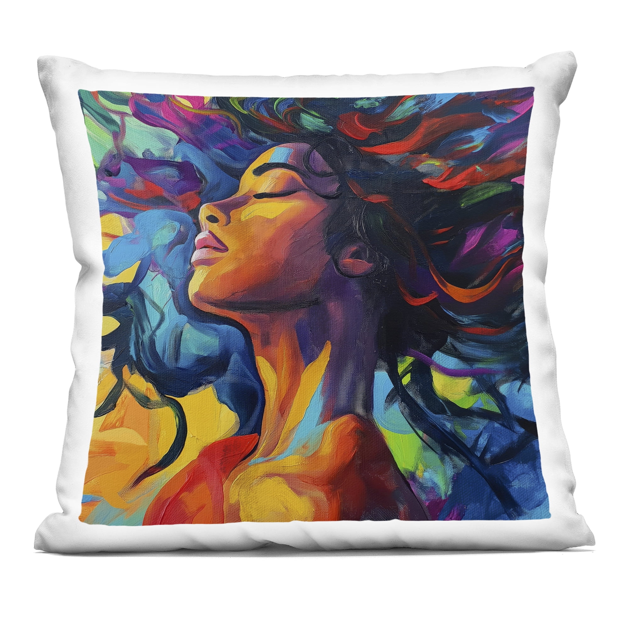 Stupell Industries Radiant Flow Woman Decorative Printed Throw Pillow, design by Svetlana Aleynikova