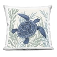 thumbnail image 1 of Stupell Industries Radiant Sea Life Tortoise Decorative Printed Throw Pillow design by Paul Brent, 18 x 7 x 18, 1 of 6
