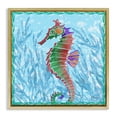 thumbnail image 1 of Stupell Industries Tropical Radiant Seahorse & Seaweed Gold Floating Frame Canvas Art, 25 x 25, by Paul Brent, 1 of 7
