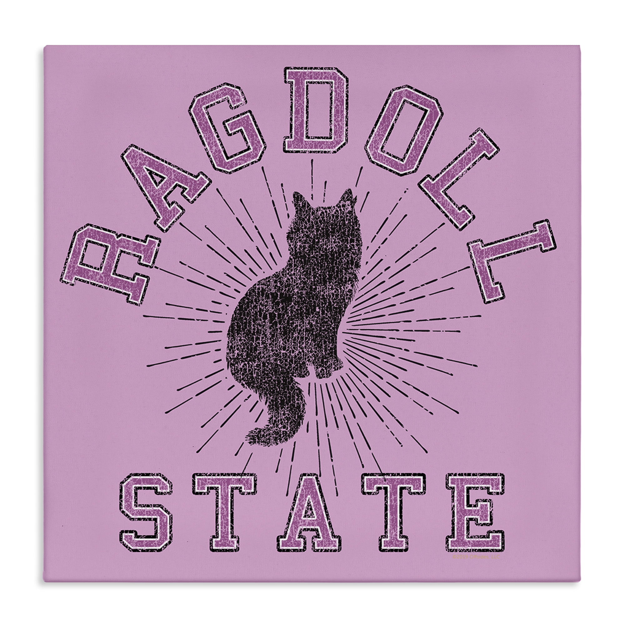 Stupell Industries Ragdoll Cat State Animals Painting Wrapped Canvas Art Print Wall Art, 24 x 24