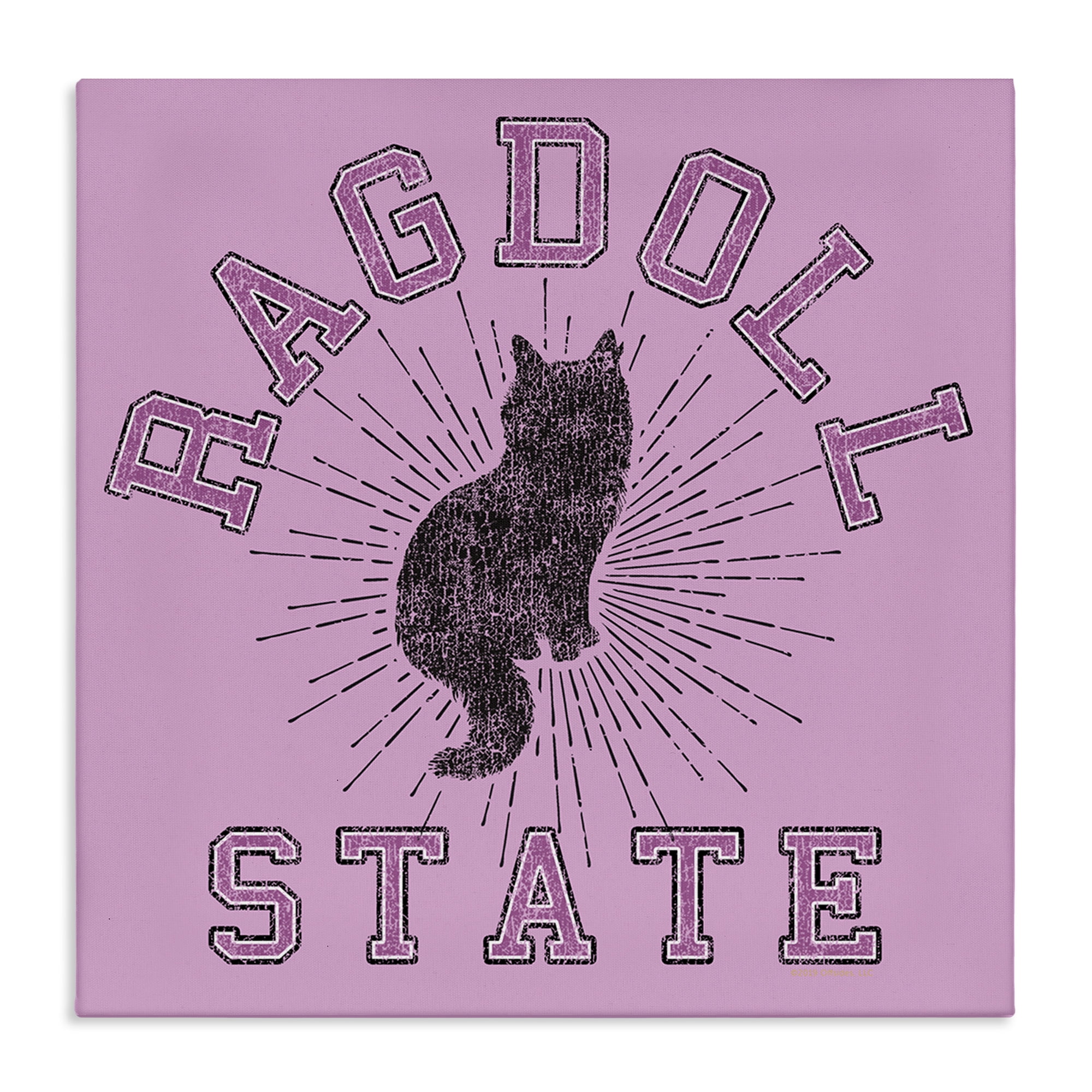 Stupell Industries Ragdoll Cat State Animals Painting Wrapped Canvas Art Print Wall Art, 36 x 36